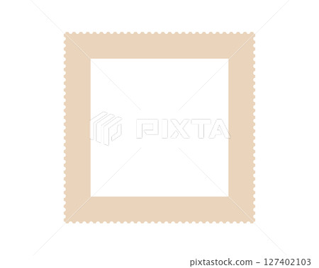 Retro frame with scalloped edge, neutral color. Simple, versatile design. Perfect for backgrounds, invitations, scrapbooking, crafts and graphic elements. Retro frame with scalloped edge, neutral color. Simple, versatile design. Perfect for backgrounds, invitations, scrapbooking, crafts and graphic elements. 127402103
