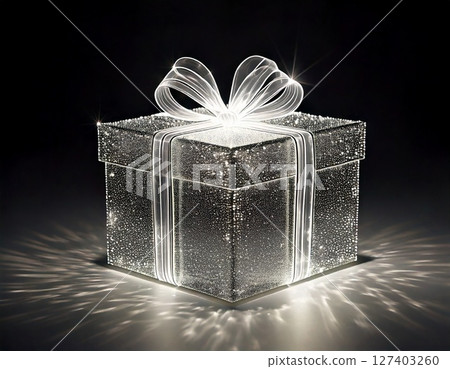 禮品盒剪影 127403260