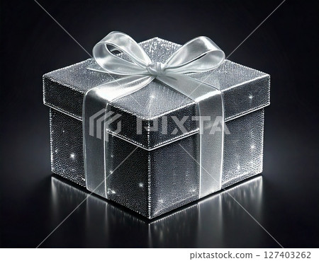 禮品盒剪影 禮品盒剪影 127403262