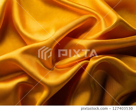 Yellow satin fabric gloss Yellow satin fabric gloss 127403530