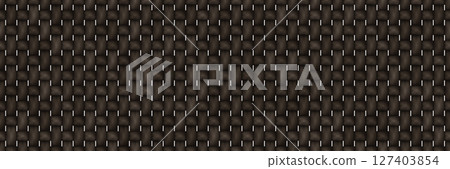 Black rattan basket seamless bg 127403854