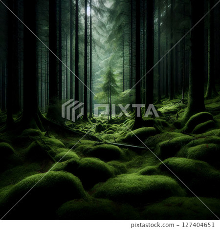 Dark Mood Abstract 127404651