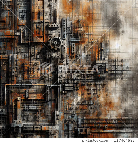 Dark Mood Abstract 127404683