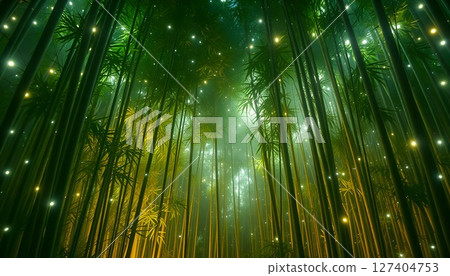Fantastic bamboo grove 127404753