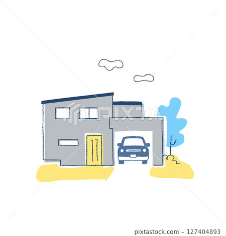 House with parking 127404893