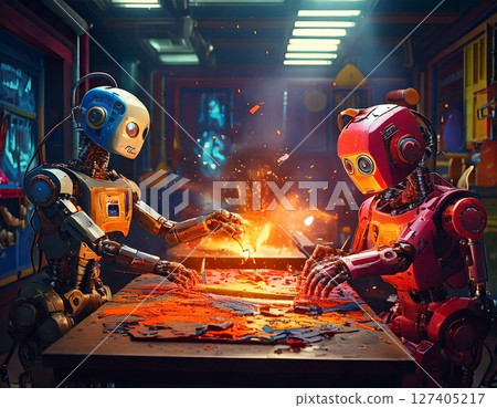 Casting Robot 127405217