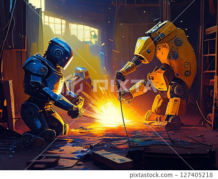 Casting Robot Casting Robot 127405218