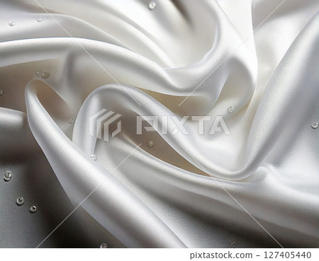 White fabric Satin fabric White fabric Satin fabric 127405440