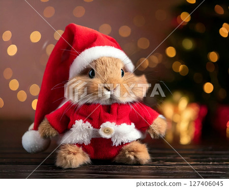 Rabbit Christmas Rabbit Christmas 127406045