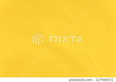Yellow linen fabric cloth texture background, pattern of natural textile. 127406551
