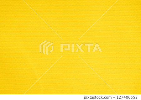 Yellow linen fabric cloth texture background, pattern of natural textile. 127406552
