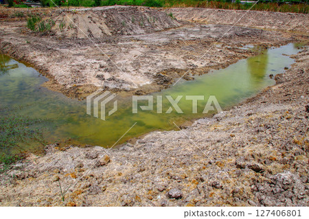 Digging a large pond to store water during the rainy season for use during the dry season and for raising freshwater fish for consumption, as well as growing various vegetables. Digging a large pond to store water during the rainy season for use during the dry season and for raising freshwater fish for consumption, as well as growing various vegetables. 127406801