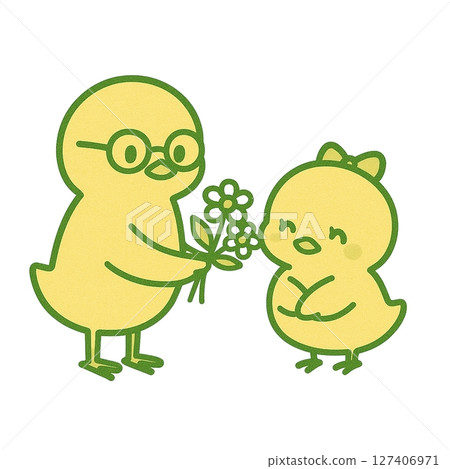 小雞和花 vol.5 來自戴眼鏡的小雞的驚喜 漫畫 生成式人工智能 127406971