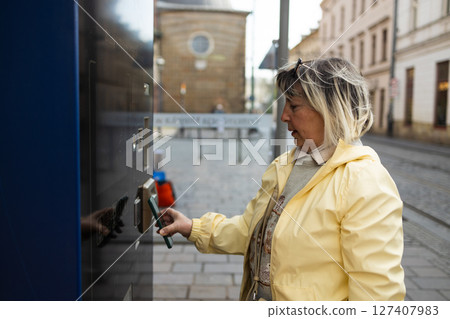 Using Ticket Machine in Krakow for Public Transport Using Ticket Machine in Krakow for Public Transport 127407983