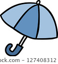 Umbrella light blue 127408312