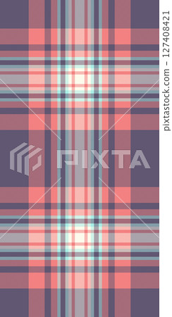 Elegant pastel plaid pattern.  Perfect for textile design, fashion, websites, or branding.  Soft, muted colors create a calming, sophisticated aesthetic.  Versatile image for various applications. 127408421
