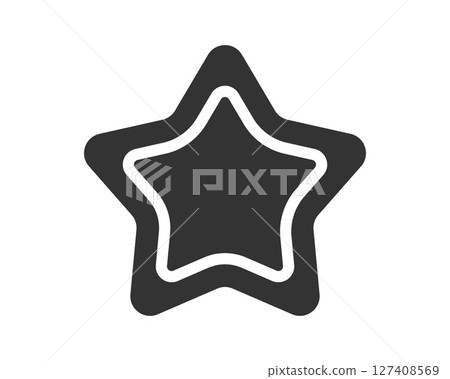 Stylish star icon with a subtle, modern design. Symbolizing quality, success, achievement, or rating. Perfect for web design, apps, and promotional materials. Stylish star icon with a subtle, modern design. Symbolizing quality, success, achievement, or rating. Perfect for web design, apps, and promotional materials. 127408569