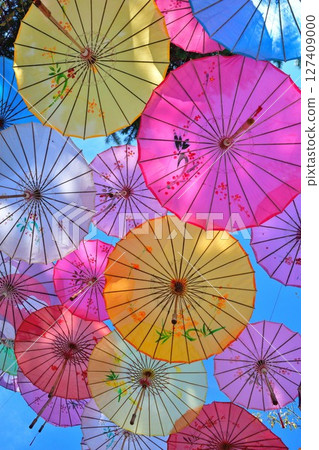 Gosen Hachimangu Shrine Umbrella Sky (Niigata Prefecture) Gosen Hachimangu Shrine Umbrella Sky (Niigata Prefecture) 127409000