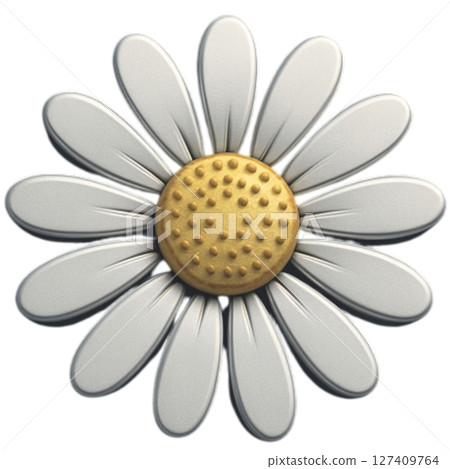 Daisy flower png elements  127409764