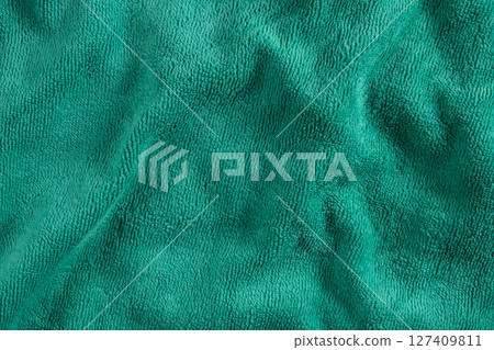 Macro Texture of Cotton and Polyester Fabric Top View Macro Texture of Cotton and Polyester Fabric Top View 127409811
