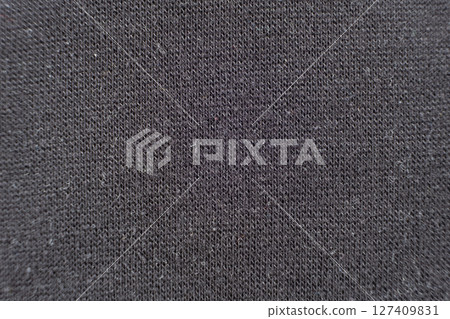 Close-Up of Old Cotton Polyester Elastane Fabric with Pilling Texture Close-Up of Old Cotton Polyester Elastane Fabric with Pilling Texture 127409831
