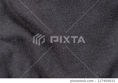 Close-Up of Old Cotton Polyester Elastane Fabric with Pilling Texture Close-Up of Old Cotton Polyester Elastane Fabric with Pilling Texture 127409832