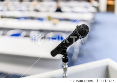 Large venue microphone Large venue microphone 127412487