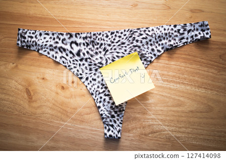 Underwear note comfort first home setting lifestyle shot intimate vibe close-up perspective Underwear note comfort first home setting lifestyle shot intimate vibe close-up perspective 127414098