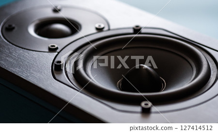 Exploring sound quality acoustic speaker design studio product modern close-up audio technology 127414512