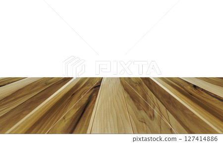 Brown wood plank floor white blank space background texture vintage vector Brown wood plank floor white blank space background texture vintage vector 127414886