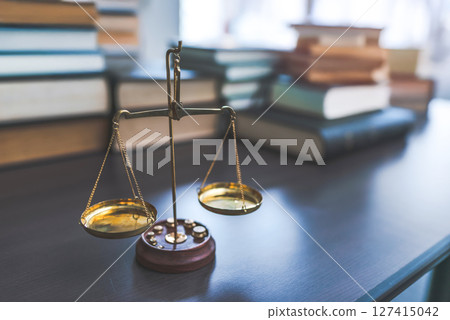 Concept photo of the balance 127415042