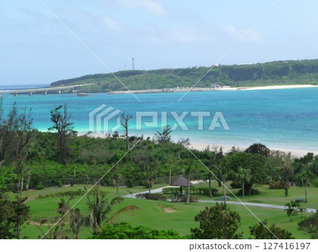 Miyakojima Turquoise Blue Sea Miyakojima Turquoise Blue Sea 127416197