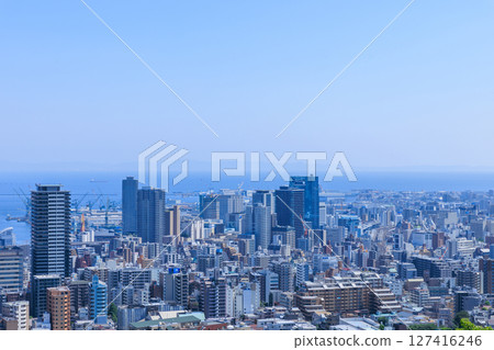 Early summer Kobe cityscape, Harborland area (Chuo-ku, Kobe, Hyogo Prefecture) Early summer Kobe cityscape, Harborland area (Chuo-ku, Kobe, Hyogo Prefecture) 127416246