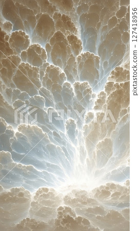 Exploring the Intricate Details of an Atomic Implosion in Macro View 127418956