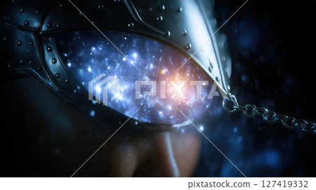 Artificial Intelligence Security Specialist in Futuristic Helmet Exploring Digital Landscapes Artificial Intelligence Security Specialist in Futuristic Helmet Exploring Digital Landscapes 127419332