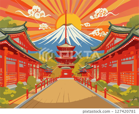 奈良旅遊形象 127420781