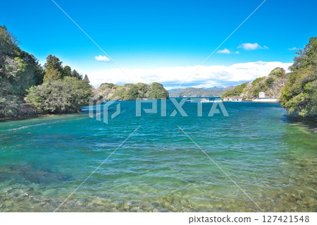 [Scenery of Gokasho Bay] Kitani, Minamiise-cho, Watarai-gun, Mie Prefecture 127421548