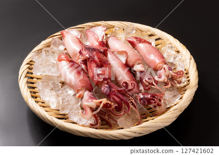 Boiled squid 127421602