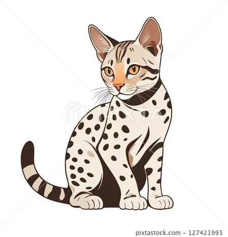 奧西貓展現可愛的一面 127421993