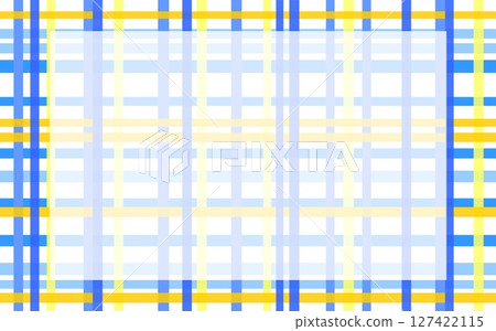 Lattice pattern frame white space blue yellow 127422115