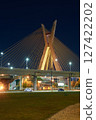 Cable-stayed bridge in Sao Paulo. 127422202