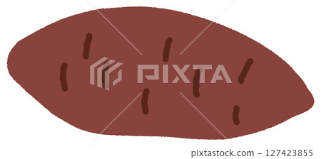 簡單的紅薯插畫 127423855