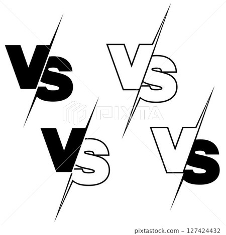 VS Letters for Sports and Fighting 127424432
