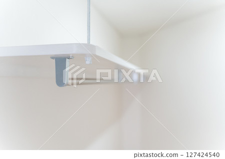 Closet, walk-in closet hanger rail and shelf Closet, walk-in closet hanger rail and shelf 127424540