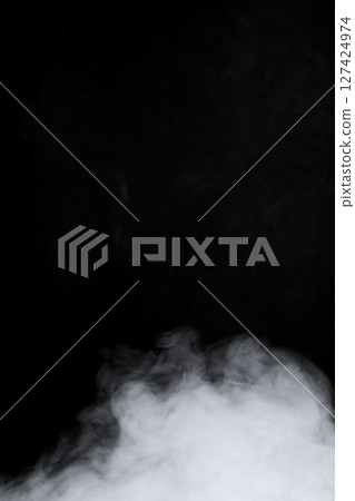 Smoke on a black background 127424974