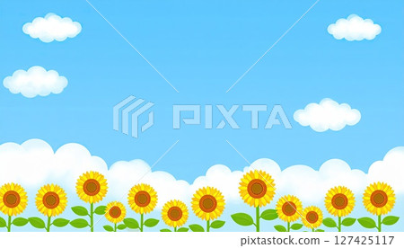 AI 影像:仲夏藍天與向日葵 AI 影像:仲夏藍天與向日葵 127425117