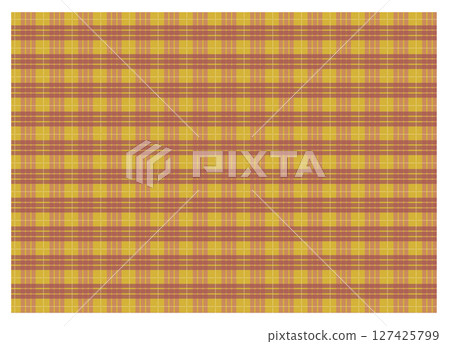 秋色格子格子圖案紋理材質。 127425799
