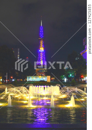 Odori Park at night (Sapporo TV Tower) Odori Park at night (Sapporo TV Tower) 127425855