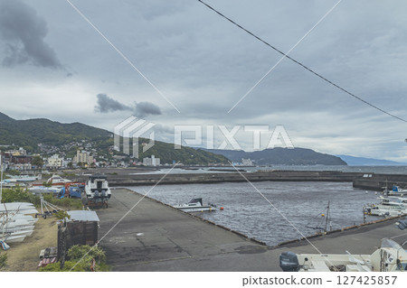Ito Fishing Port in Bad Weather 127425857