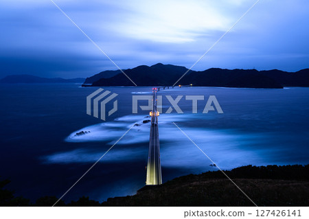 跨海大橋:小色大橋、小色島風景 跨海大橋:小色大橋、小色島風景 127426141
